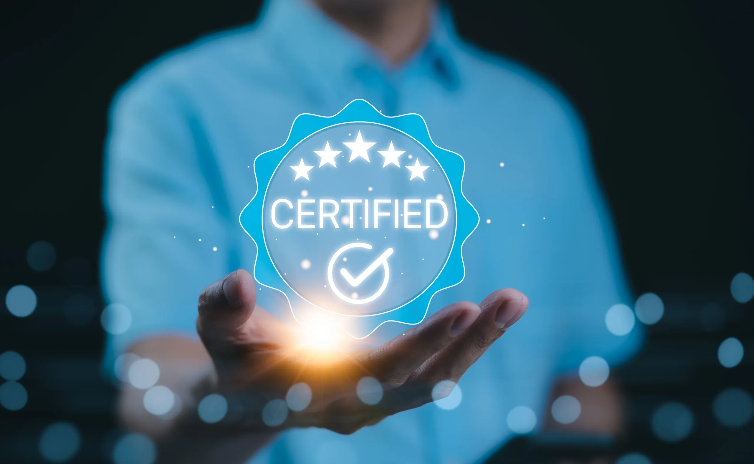 Certified team — credential verification